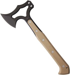 Hogue ExT01 Tomahawk S7 Black Fixed Blade Axe Tool Steel