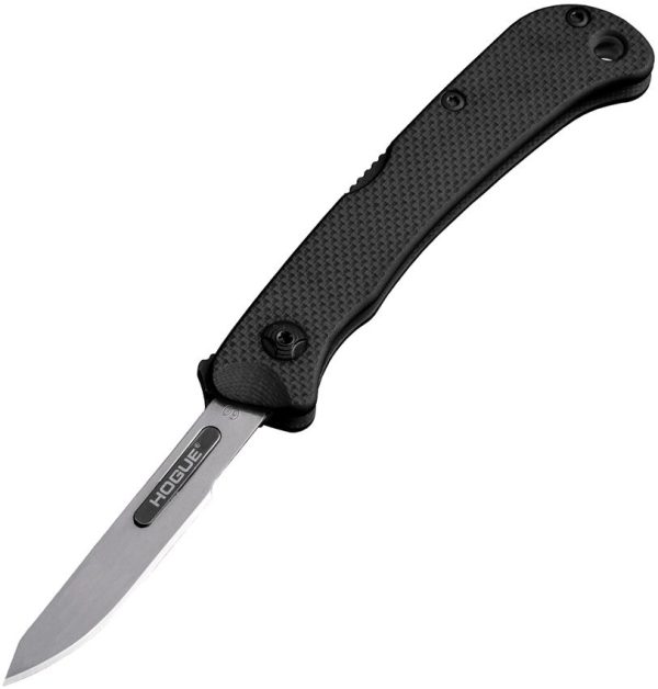 Hogue Expel Scalpel Lockback Knife - Black G10