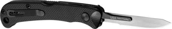 Hogue Expel Scalpel Lockback Knife - Black G10
