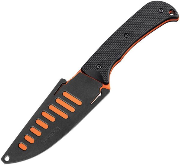 Hogue Extrak XL Fixed Blade CPM-M4 Orange Cerakote Black G10