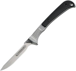Hogue Expel Scalpel Fixed Blade - Black G10 440C