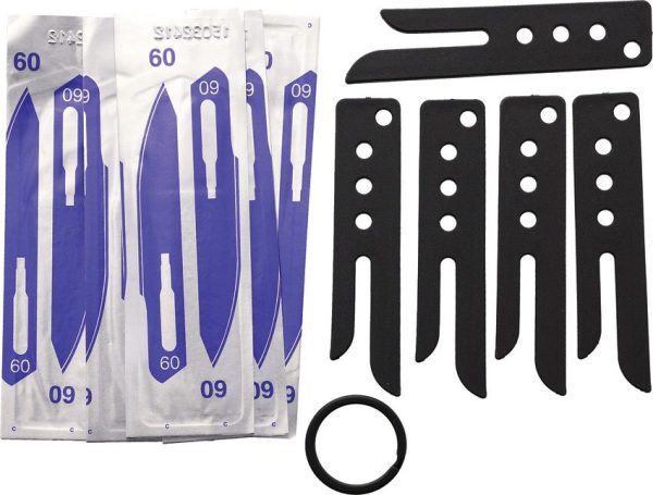 Hogue Blade Guard 5 Pack Black Scalpel Blade Protector