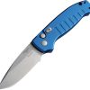 Hogue Auto Ballista Button Lock Drop Point Blue