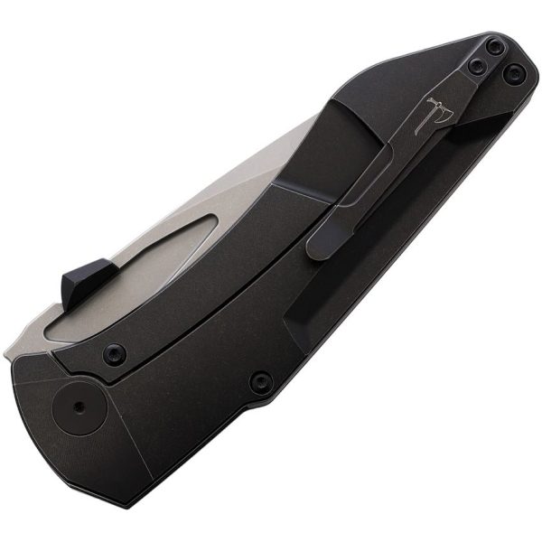 Hoback Knives Summit Framelock Black Titanium