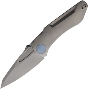 Hoback Knives Summit Framelock Blue Titanium