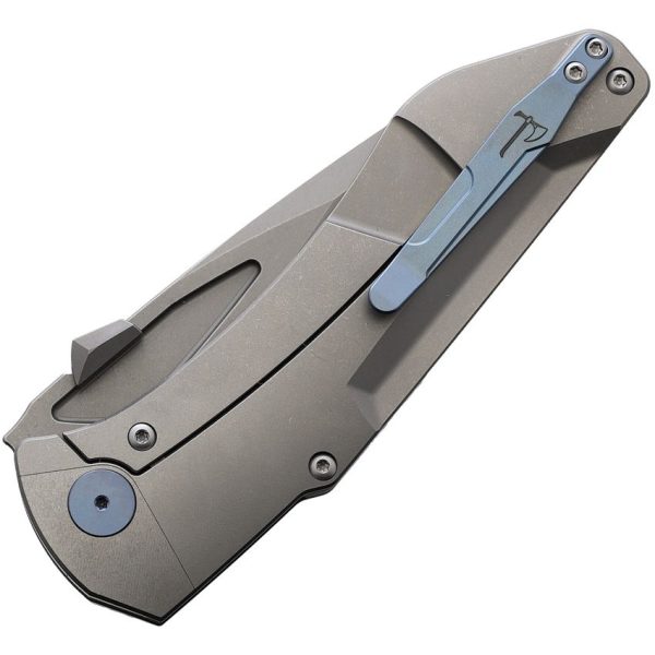 Hoback Knives Summit Framelock Blue Titanium