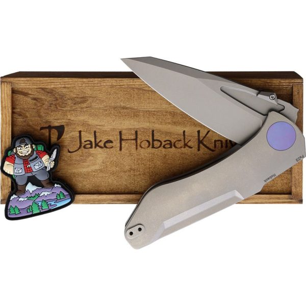 Hoback Knives Summit Framelock Purple Titanium