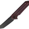Hoback Knives Kwaiback Framelock Red SureTouch