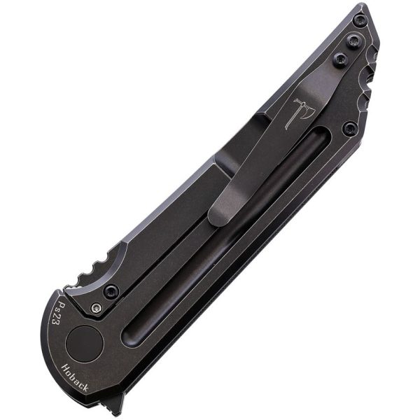 Hoback Knives Kwaiback Framelock Gray SureTouch