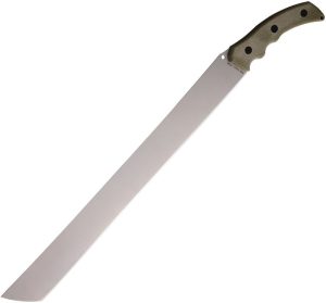 Hoback Knives The Path Machete Sandblast OD Green