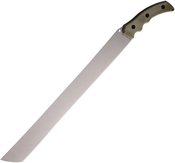 Hoback Knives The Path Machete Sandblast OD Green