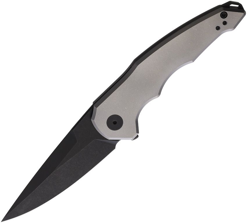 Hoback Knives OneSam Framelock 3.25" Black DLC CPM-20CV Folding Knife