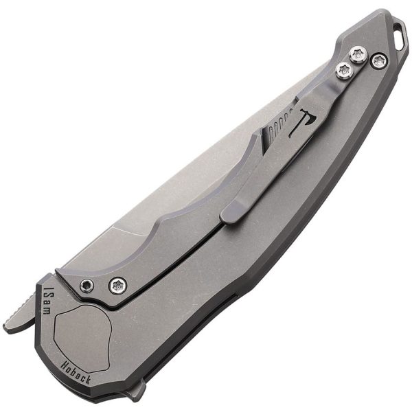 Hoback OneSam Framelock Stonewash CPM-20CV