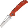 HPA Le Sauveteur Lockback - Orange G10 Serrated