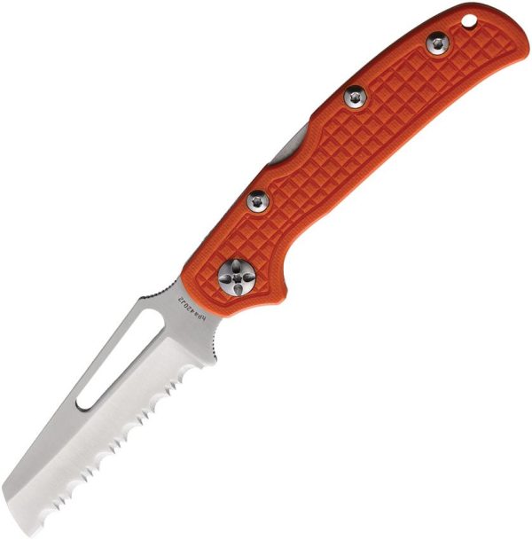 HPA Le Sauveteur Lockback - Orange G10 Serrated