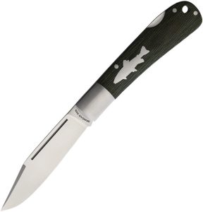 HPA SWS Salmon Lockback - Green Micarta
