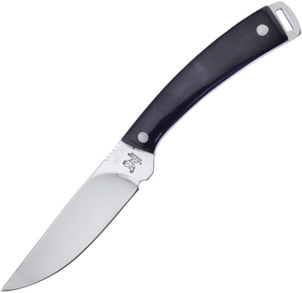 Hen & Rooster Buffalo Horn Skinner Fixed Blade 440 Stainless