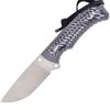 Hen & Rooster Fixed Blade Knife 4.5" Satin Stainless G10