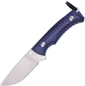 Hen & Rooster Fixed Blade Knife 4.5" Satin Stainless G10