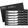 Hen & Rooster Int Steak Knife Set Black Wood