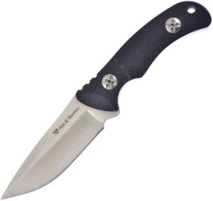 Hen & Rooster Fixed Blade 3.5" Satin Stainless Black G10