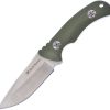 Hen & Rooster Fixed Blade Green G10 Handle 3.5" Satin Knife