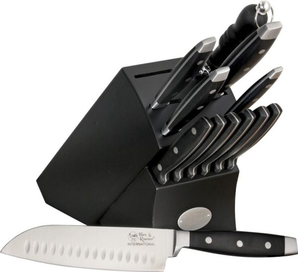 Hen & Rooster Int 13 Piece Kitchen Knife Set Block
