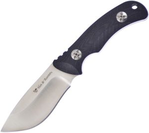Hen & Rooster Fixed Blade Knife 3" Satin Stainless Black G10