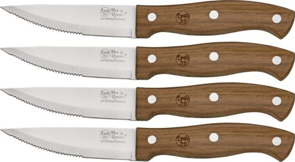 Hen & Rooster Int Four Piece Jumbo Steak Set