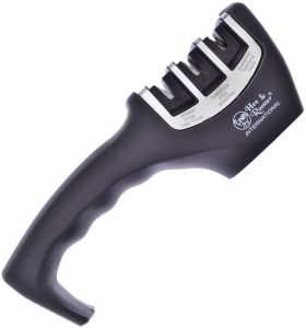 Hen & Rooster Three-Stage Sharpener Black