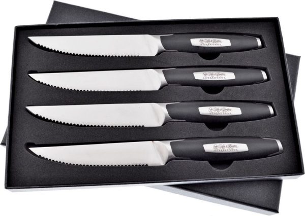 Hen & Rooster Int Steak Knife Set - Serrated Stainless