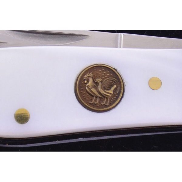 Hen & Rooster Whittler Mother of Pearl Folding Knife 1.4116