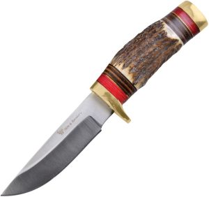 Hen & Rooster Fixed Blade Deer Stag 4.5" Satin Stainless