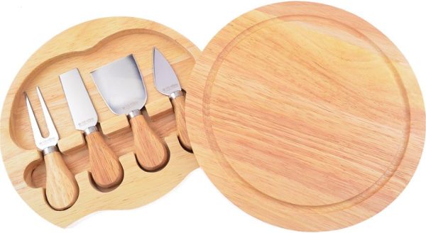 Hen & Rooster Int Cheese Board Set - Four-Piece