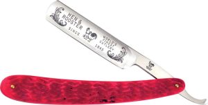 Hen & Rooster Folding Razor Red Bone Handle Pocket Knife