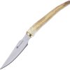 Hen & Rooster Stag Tip Bowie Fixed Blade Knife 3" Stag Handle