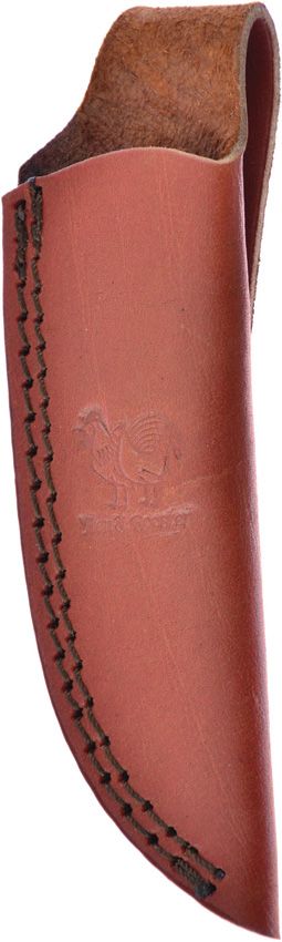 Hen & Rooster Stag Tip Bowie Fixed Blade Knife 3" Stag Handle