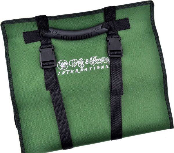 Hen & Rooster Knife Roll 60 Slot Black Nylon