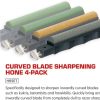 Lansky HRSET Curved Blade Hone 4-Stone Set