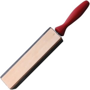 Herold Solingen Razor Strop 4 Sided Red Wood Handle Germany