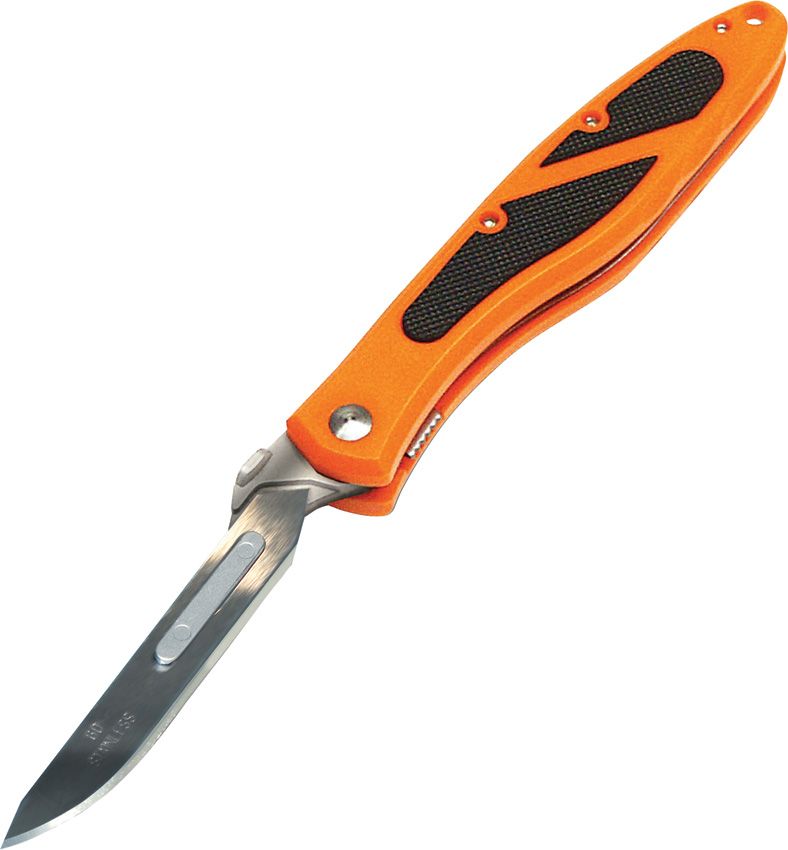 Havalon Piranta-Edge Quik-Change Folding Skinner w/ 12 Blades & Sheath