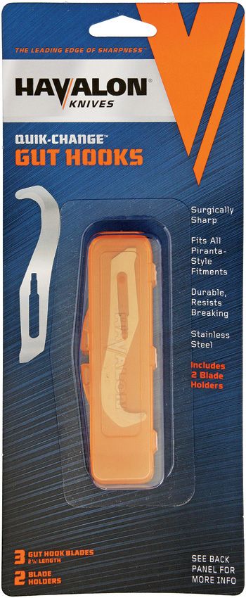 Havalon Gut Hook 3 Pack - Stainless Steel