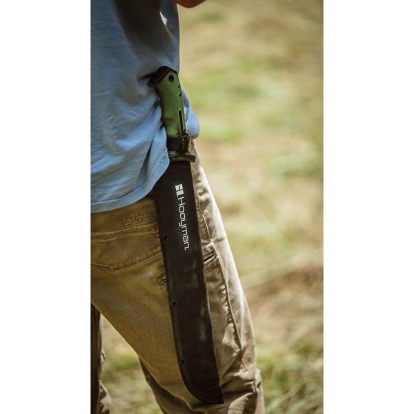 Hooyman Bush Machete 15in Black Oxide Full Tang
