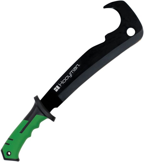 HYM1112237.jpg Hooyman Hook Em Machete 11in Guthook Black Oxide