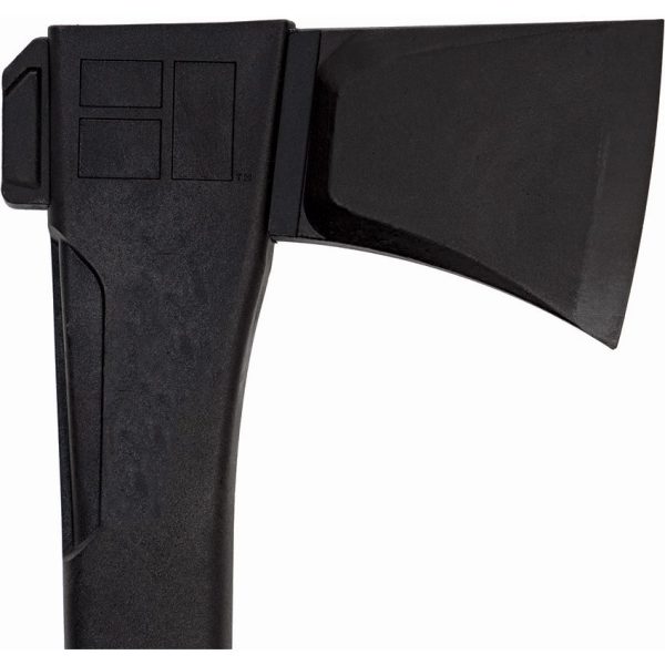 Hooyman Splitting Axe 28" Carbon Steel Black Green Handle