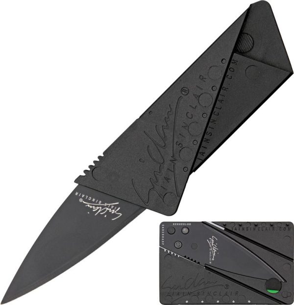 Cardsharp Credit Card Safety Knife - Black Stainless Blade