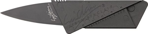 Cardsharp Credit Card Safety Knife - Black Stainless Blade