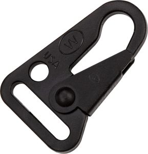 ITW23B.jpg ITW CLASH Black Snap Hook - 1 inch Webbing