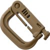 ITW41T.jpg ITW GrimLOC Tan - Tactical Polymer Carabiner