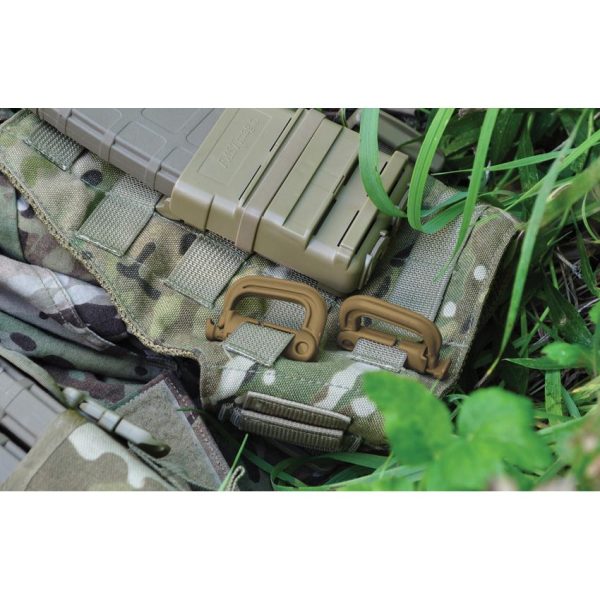 ITW41T_add_02.jpg ITW GrimLOC Tan - Tactical Polymer Carabiner